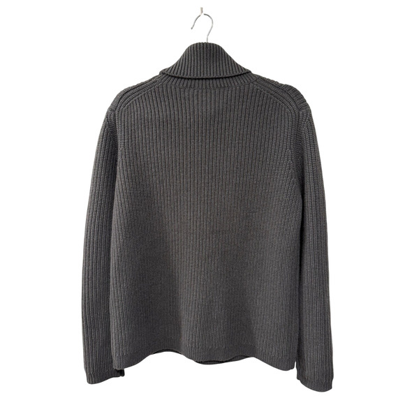 NWT! Jenni Kayne XS Oversized 100% Cashmere $695 Turtleneck Sweater Gray Storm - Picture 4 of 12